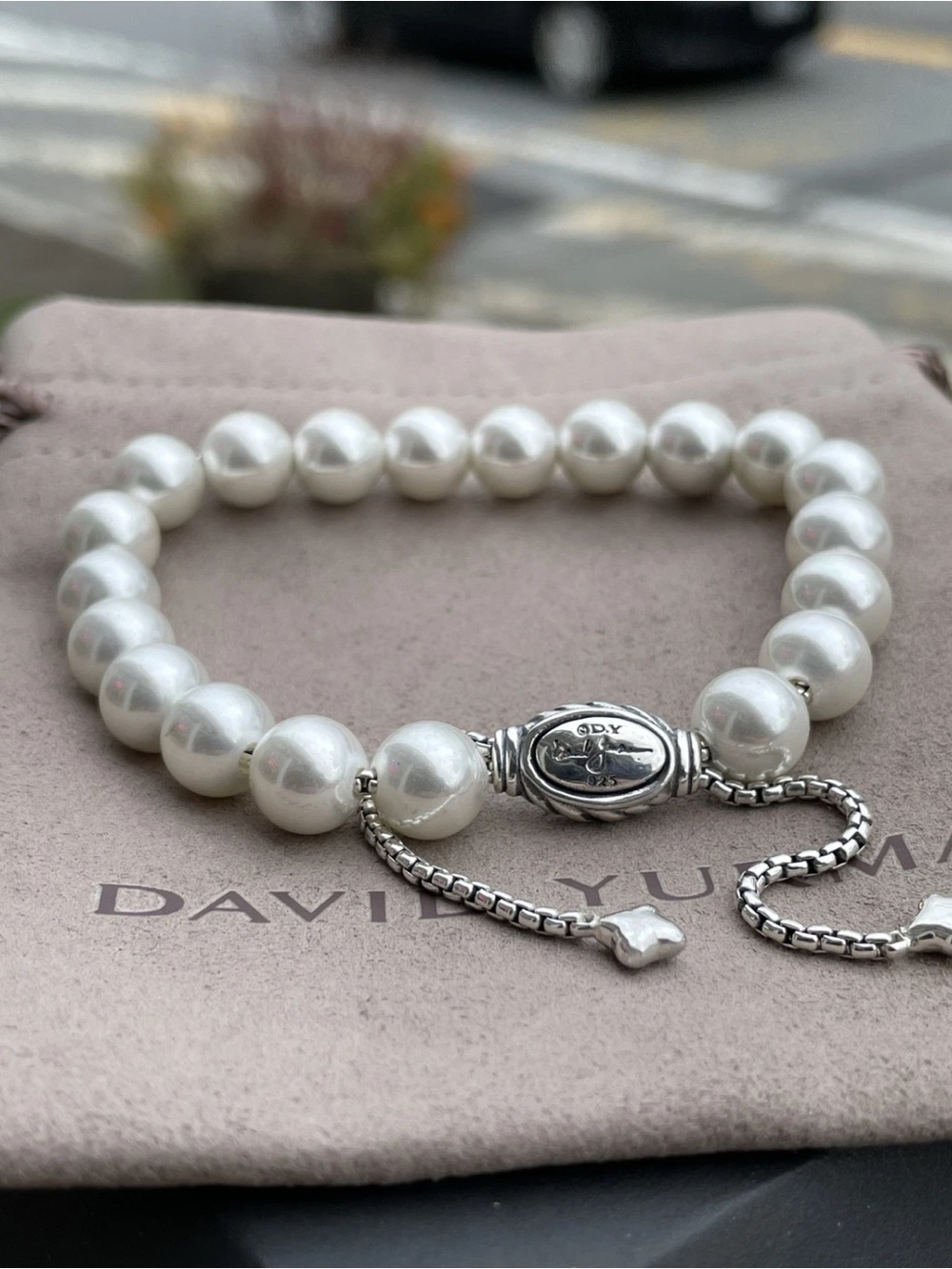 David Yurman Pearl Spiritual beads bracelet